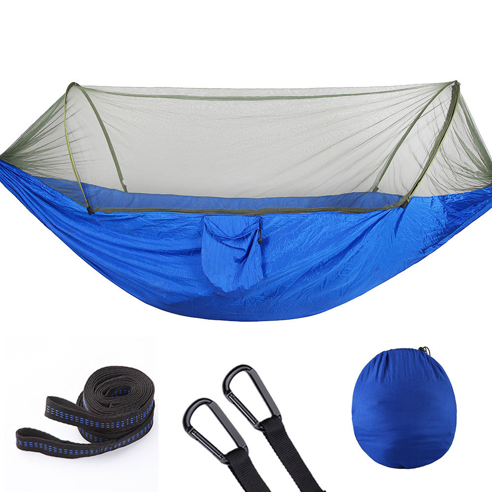 Fully Automatic Quick Opening Hammock With Mosquito Net Outdoor