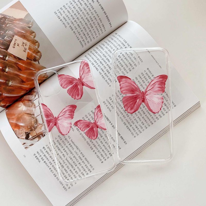 Mobile Phone Case All Inclusive Butterfly TPU Back Cover