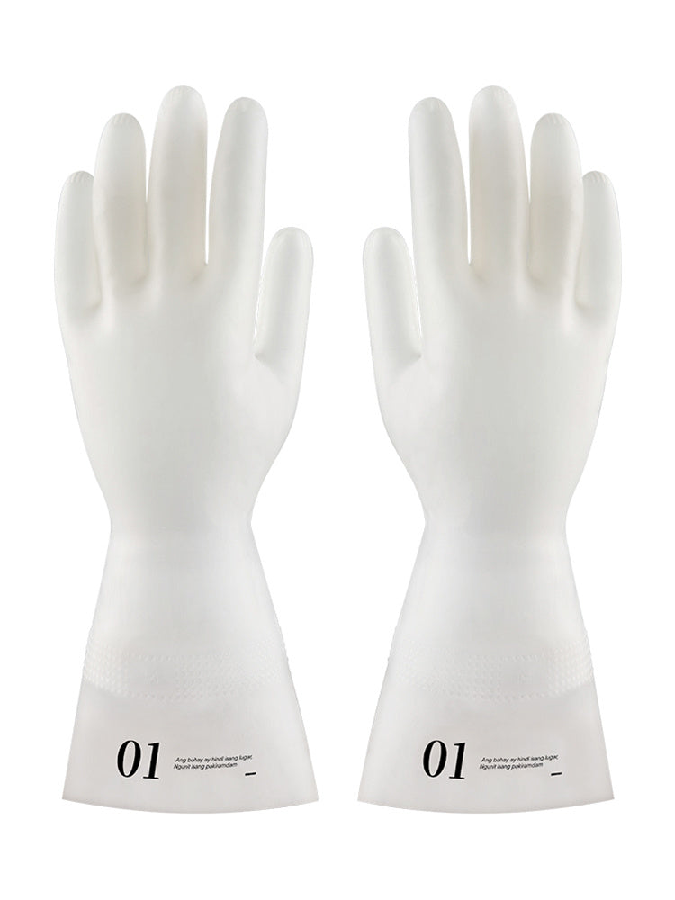 Long Thickening Nitrile Light Printing Household Dishwashing Gloves