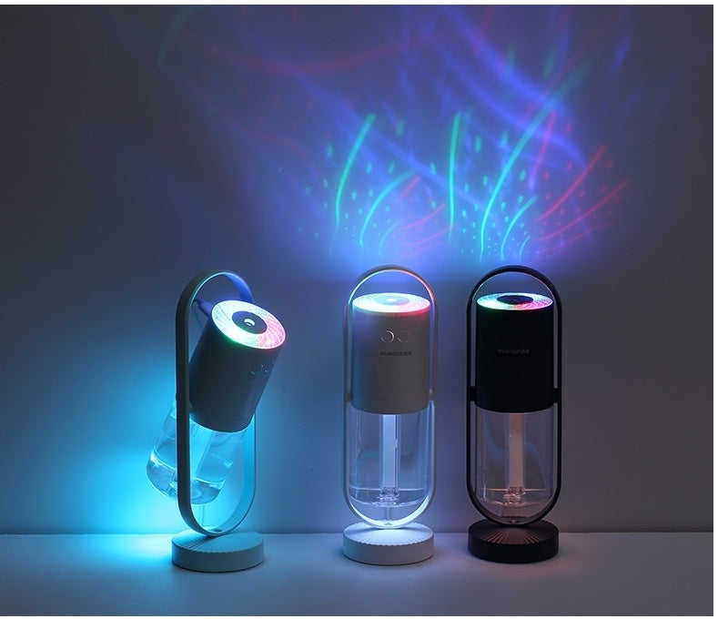 Magic Shadow USB Air Humidifier With Night Lights And Mist