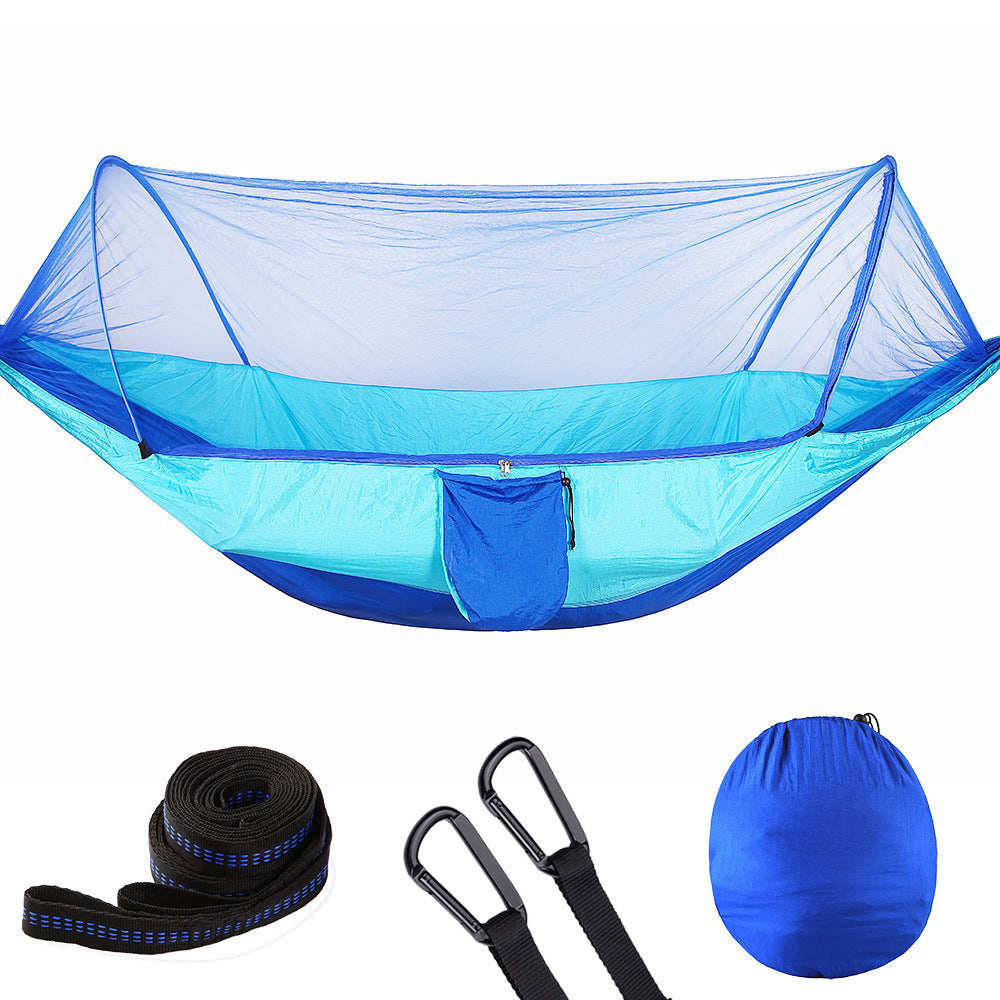 Fully Automatic Quick Opening Hammock With Mosquito Net Outdoor