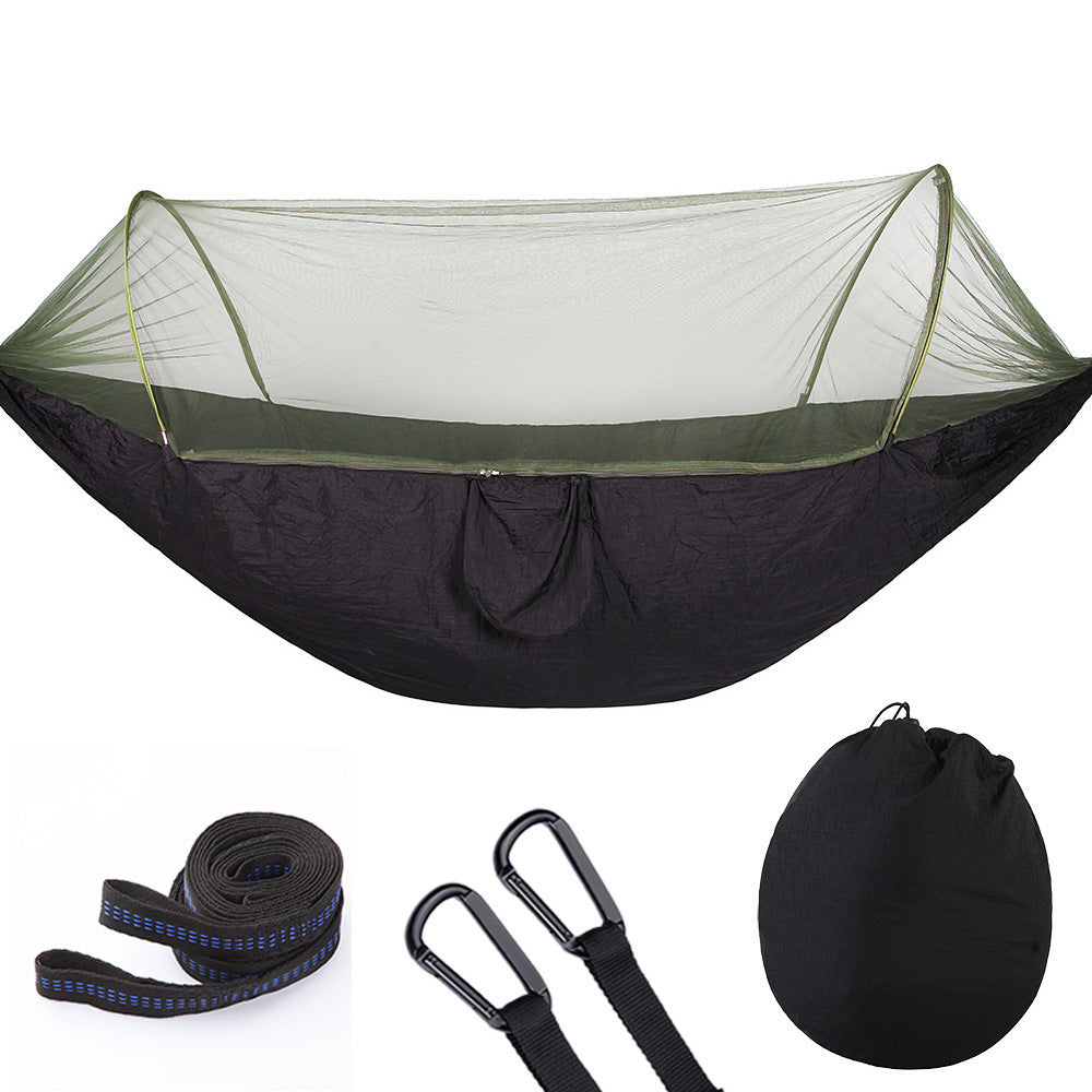 Fully Automatic Quick Opening Hammock With Mosquito Net Outdoor