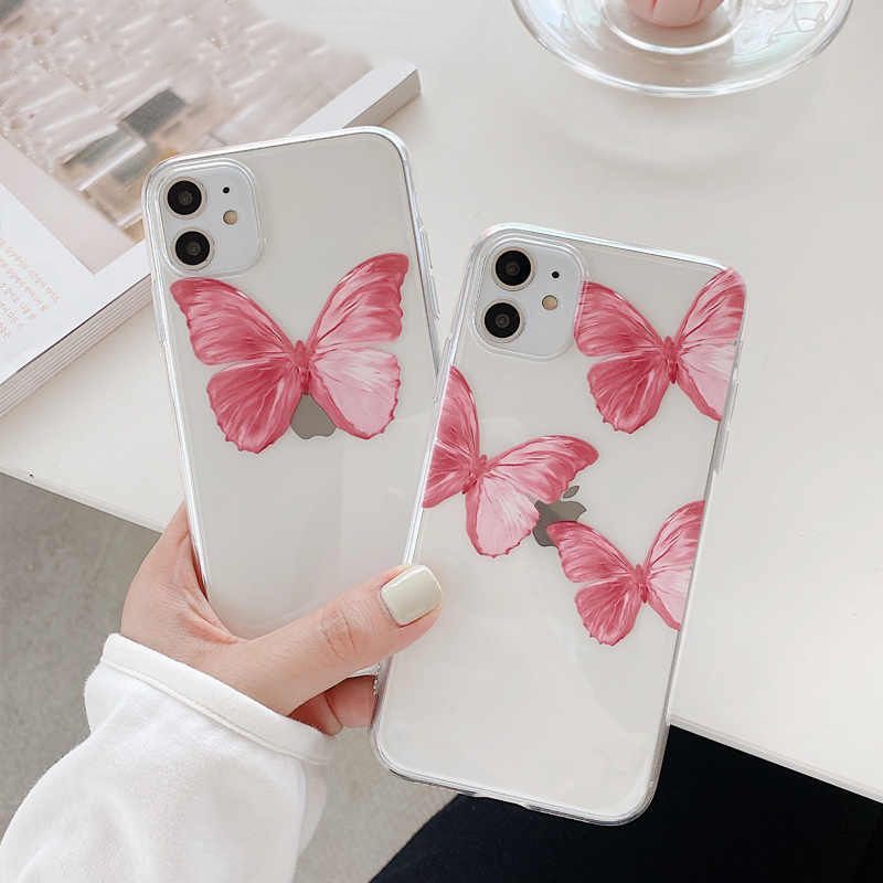 Mobile Phone Case All Inclusive Butterfly TPU Back Cover