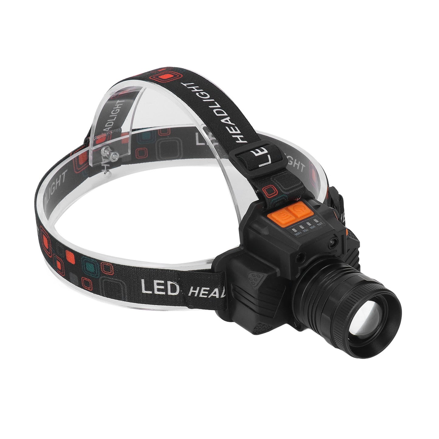 Head Lamp USB Rechargeable 3 Light Modes LED Lens 1500lm Head Flashlight for Emergency Camping Fishing