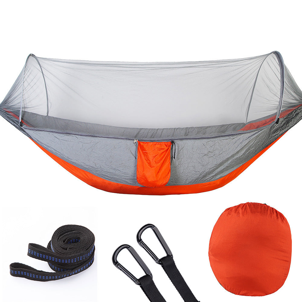 Fully Automatic Quick Opening Hammock With Mosquito Net Outdoor
