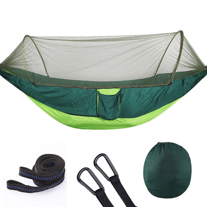 Fully Automatic Quick Opening Hammock With Mosquito Net Outdoor
