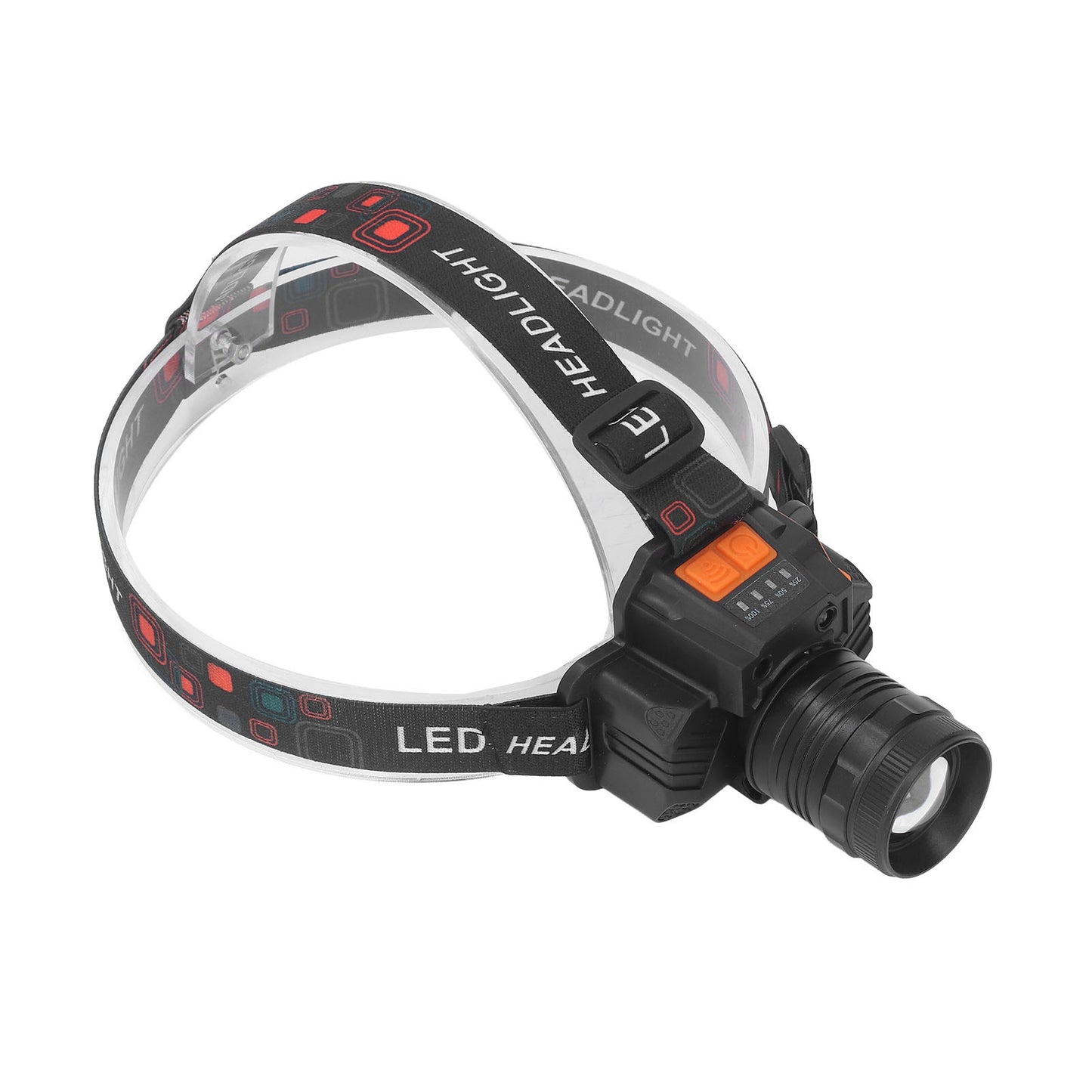 Head Lamp USB Rechargeable 3 Light Modes LED Lens 1500lm Head Flashlight for Emergency Camping Fishing
