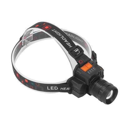 Head Lamp USB Rechargeable 3 Light Modes LED Lens 1500lm Head Flashlight for Emergency Camping Fishing