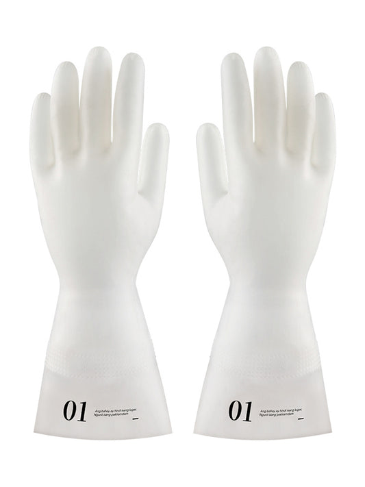 Long Thickening Nitrile Light Printing Household Dishwashing Gloves