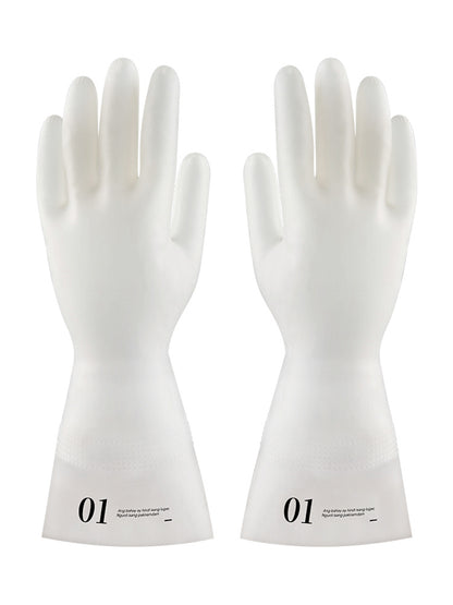 Long Thickening Nitrile Light Printing Household Dishwashing Gloves
