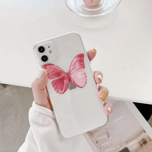 Mobile Phone Case All Inclusive Butterfly TPU Back Cover