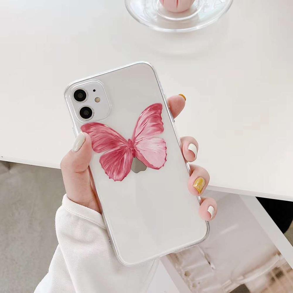 Mobile Phone Case All Inclusive Butterfly TPU Back Cover