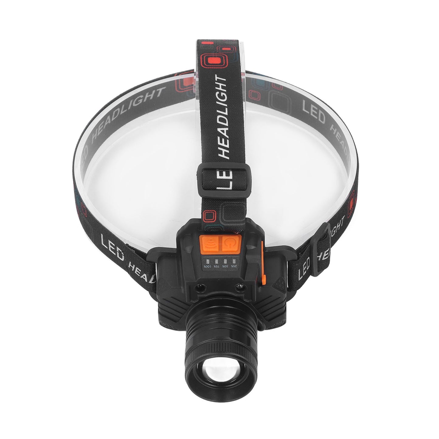 Head Lamp USB Rechargeable 3 Light Modes LED Lens 1500lm Head Flashlight for Emergency Camping Fishing