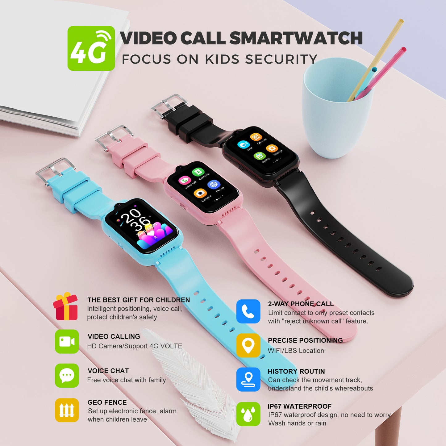 4G Small Screen LT41 Watch