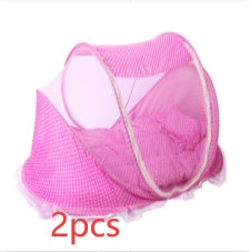 Foldable  Baby Bed Net With Pillow Net 2pieces Set