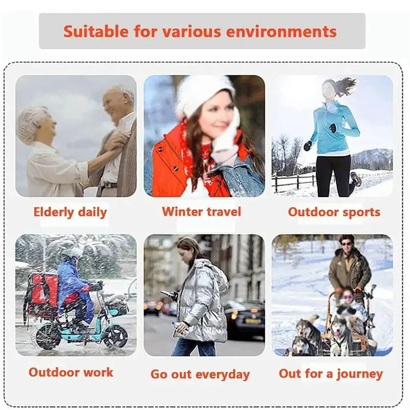 Winter Men Women Thicken Warm USB Heating Cotton Jackets Coat Smart Thermostat Heated Clothing Warm Jackets Hooded for Outdoor