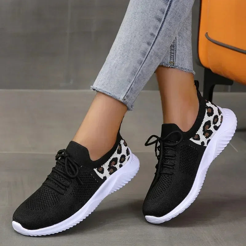 New Women's Vulcanized Shoes Fashion Women Orthopedic Sneakers Versatile Female Shoes Mesh Breathable Shoes Zapatos Para Mujeres