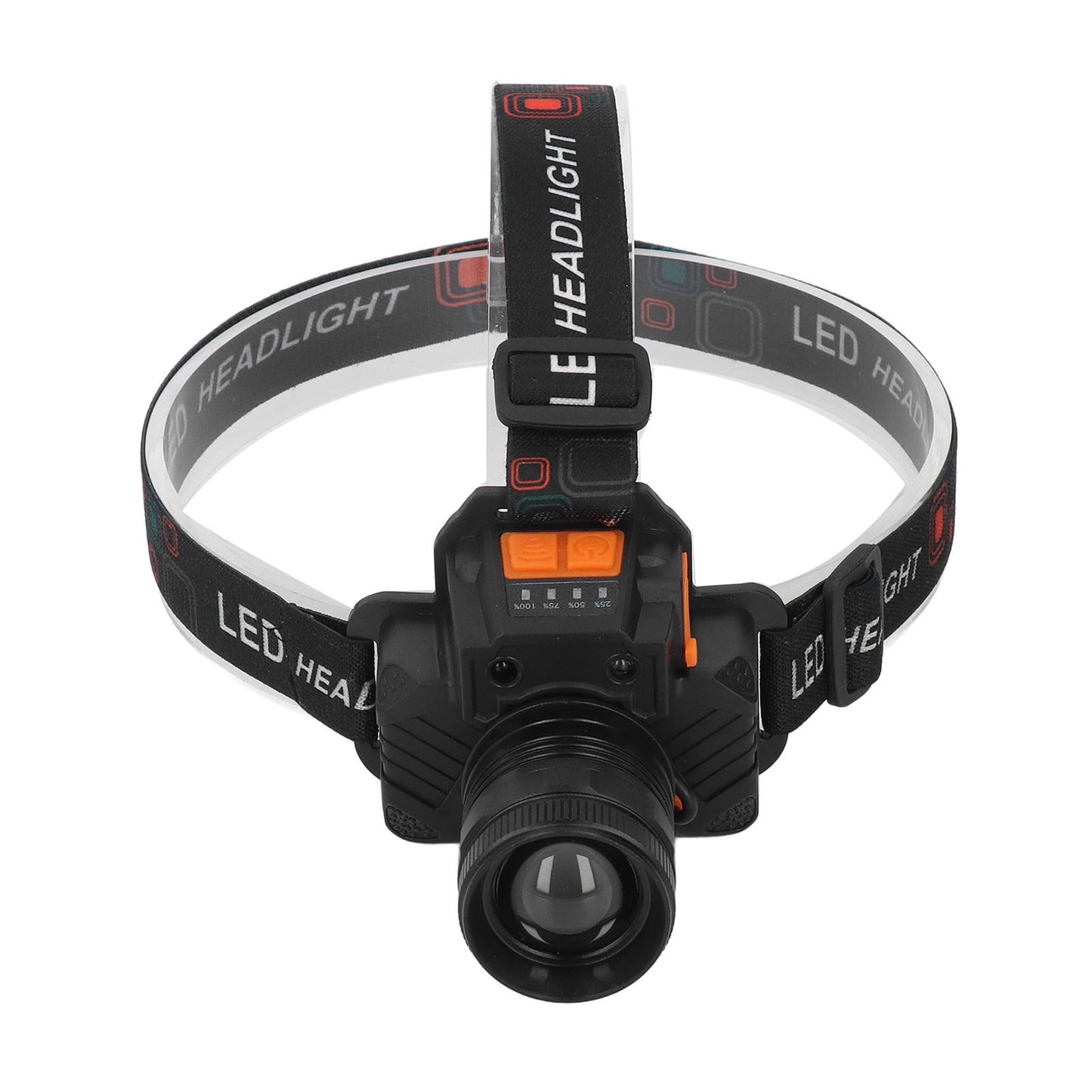 Head Lamp USB Rechargeable 3 Light Modes LED Lens 1500lm Head Flashlight for Emergency Camping Fishing