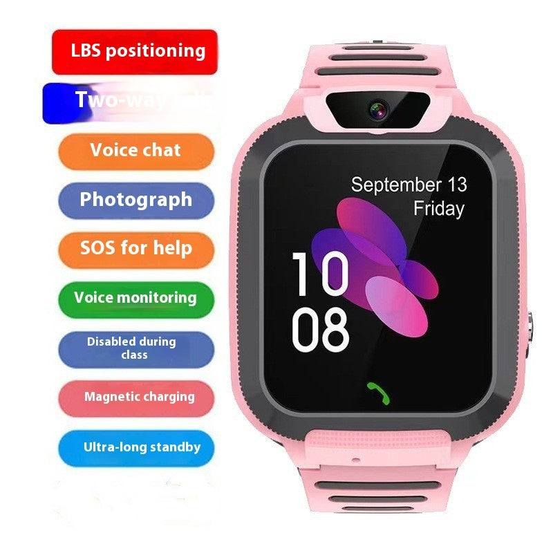 Smart Magnetic Charging Positioning Call Student Help Smart Watch