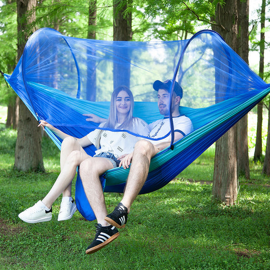 Fully Automatic Quick Opening Hammock With Mosquito Net Outdoor